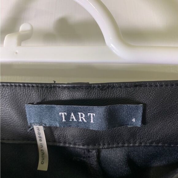 Tart Size 4 Black Vegan Leather‎ Pants - Picture 4 of 8